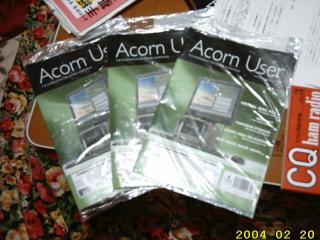 Acorn User x 3